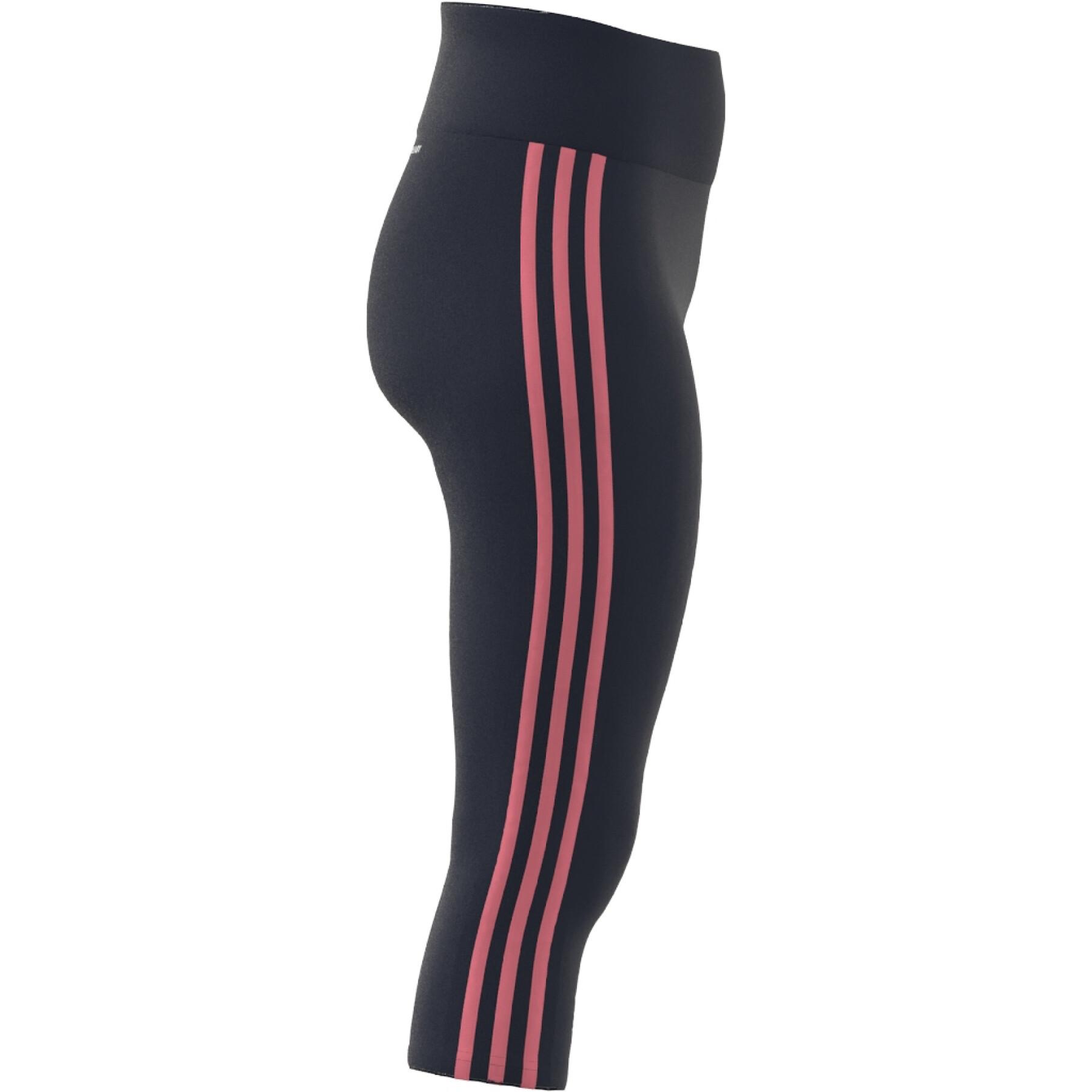 Leggings für Frauen adidas Designed To Move High-Rise 3-Stripes 3/4 Sport